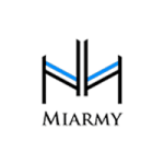 miarmy square logo with blue